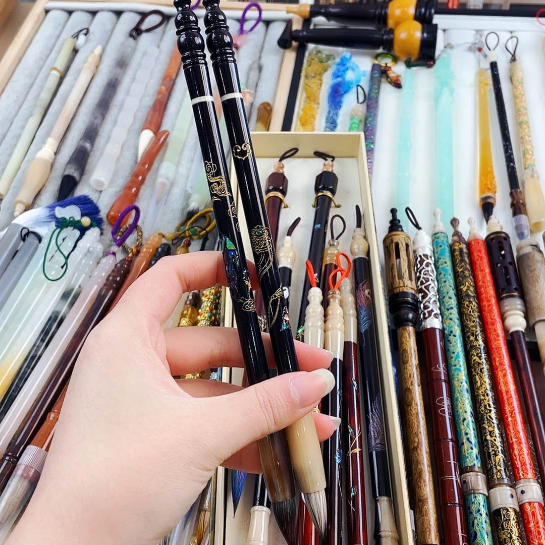 非遗螺钿出锋2.5鸡距两支