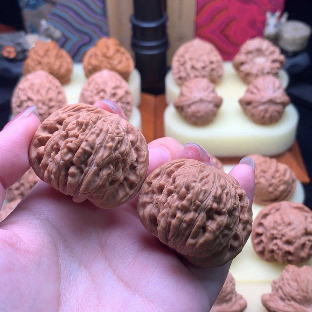 把件文玩核桃四座楼40