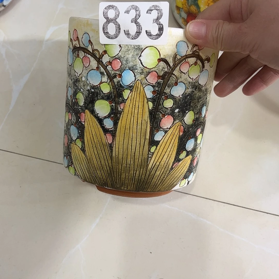 景德镇炫彩手绘口12高14.5