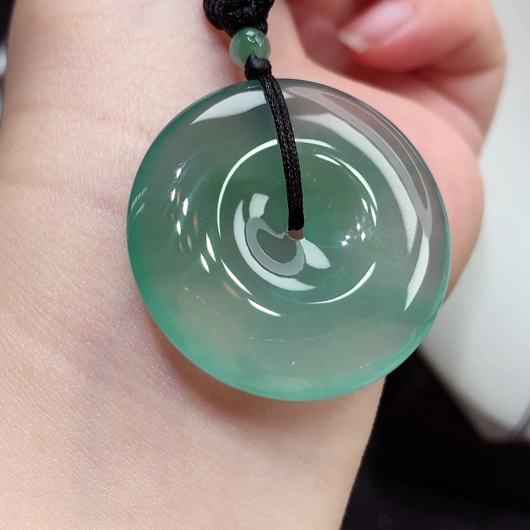 颈饰未镶嵌翡翠编号84，34.2/6