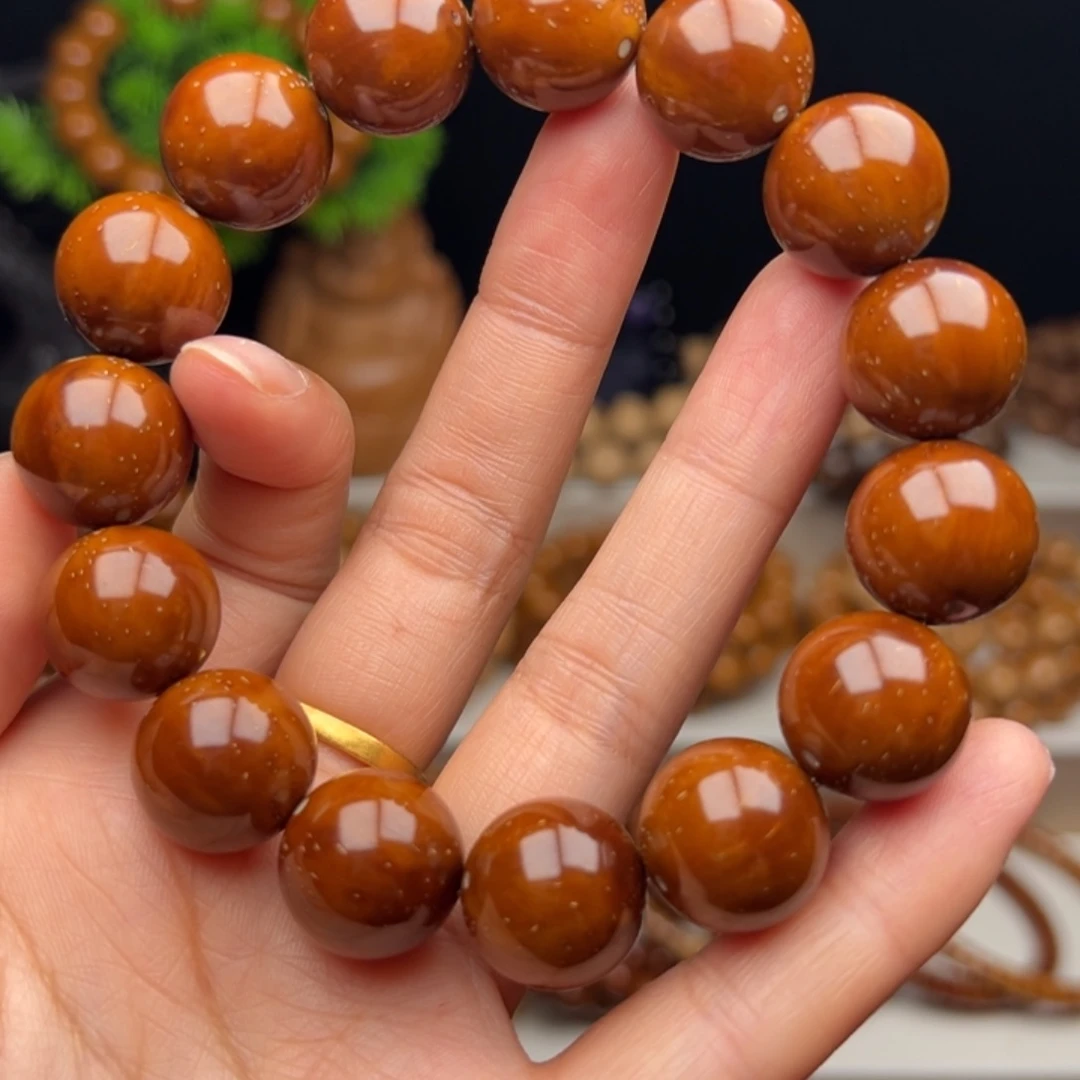 w***w手串紫金鼠卡16半实心光珠