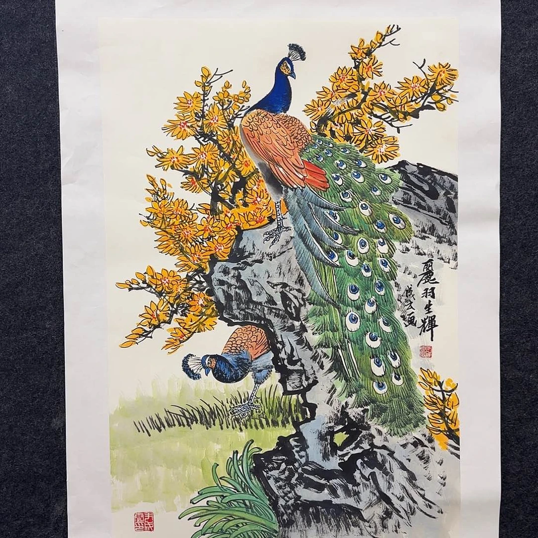 国画纯手工国画作品