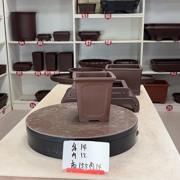 花盆紫砂奎面小千筒