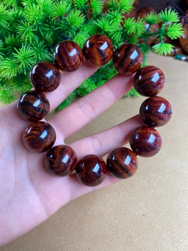 海南黄花梨紫红油梨2.0cm，满虎皮黑线纹理（多样性发一）