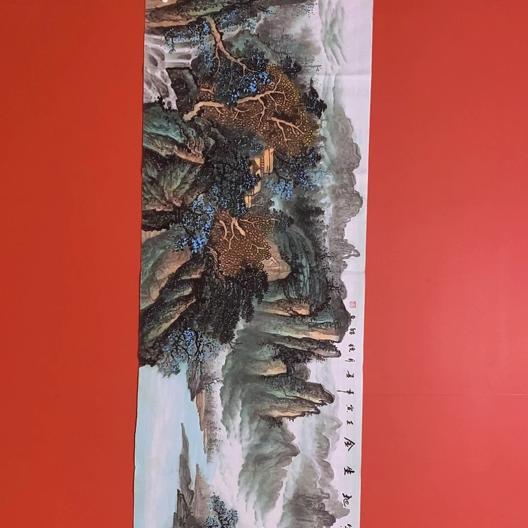 国画山水花鸟国画作品