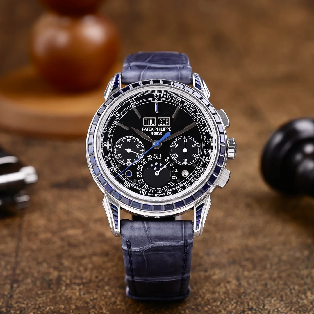 95新 Patek Philippe/百达翡丽 5271P铂金 蓝宝石 单表(70字头)