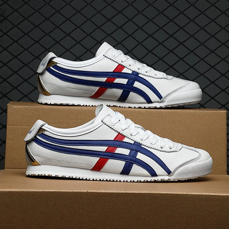 2025新款时尚真皮情侣阿甘鞋男女潮流时尚防滑休闲板鞋男鞋百搭