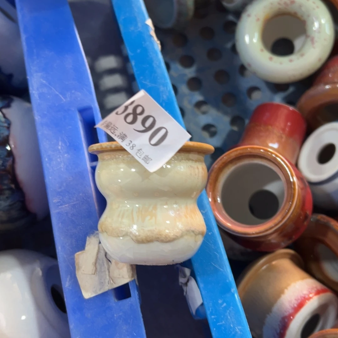 红陶景德镇手工花盆