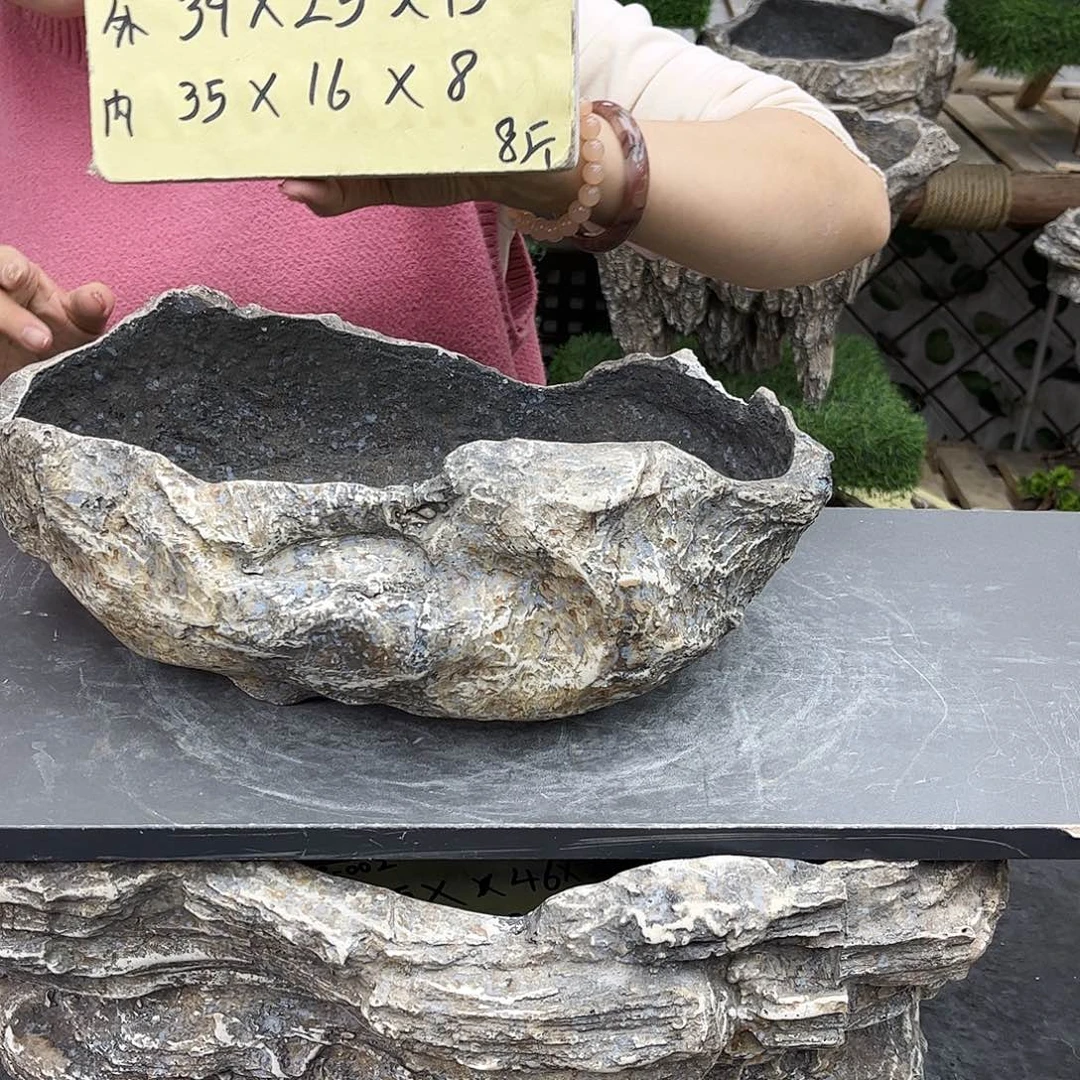 盆景异形花盆鱼缸p1-018