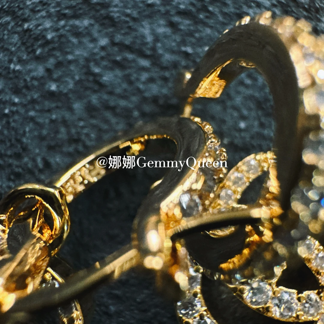铜合金合成锆石耳饰 娜娜GemmyQueen耳环GQ10343