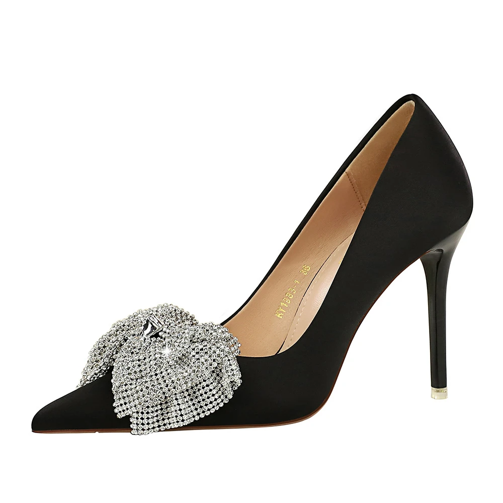 鞋子女ins潮牌百搭轻奢百搭时尚女鞋单鞋春季春秋浅口高跟-现货欧