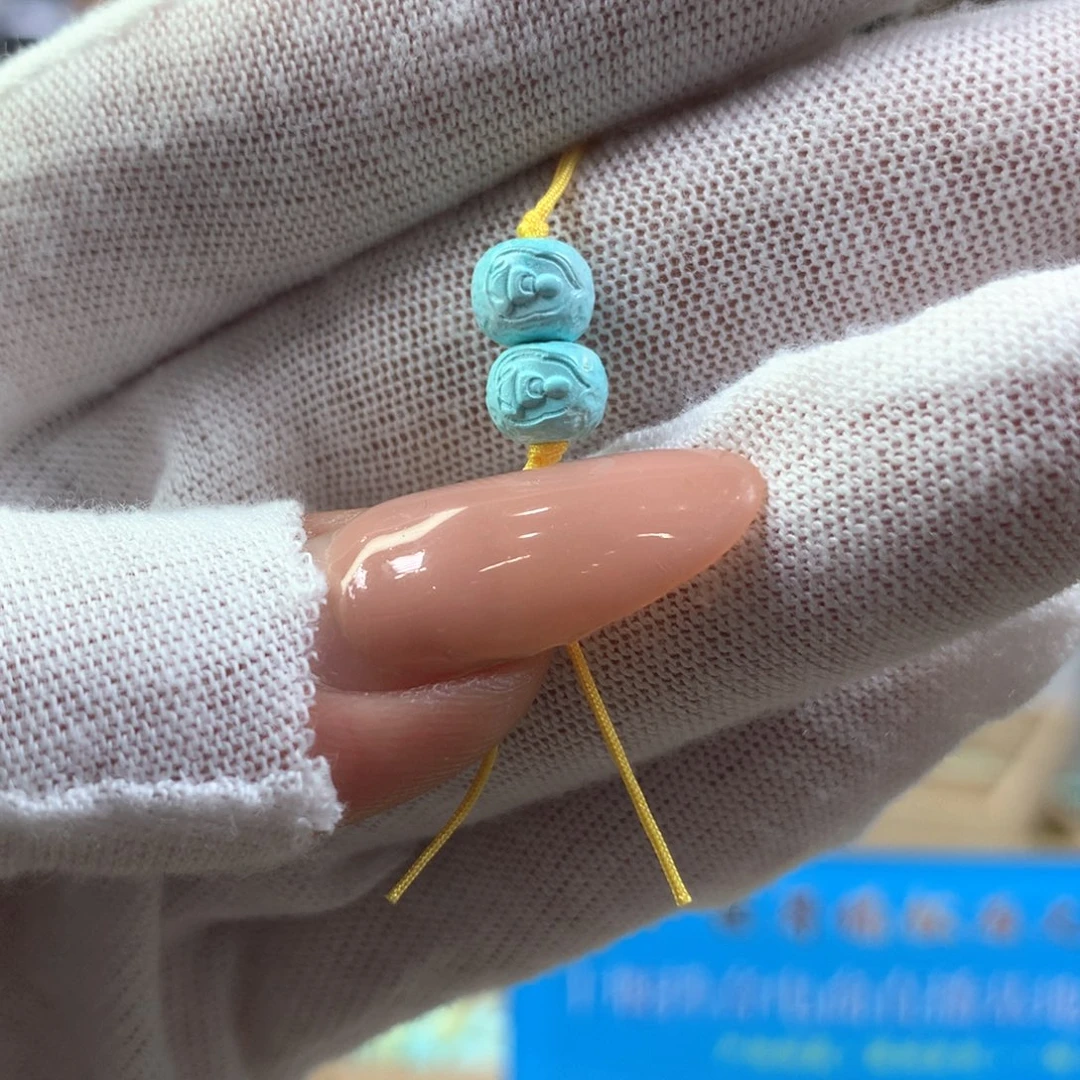 绿松石未镶嵌挂件