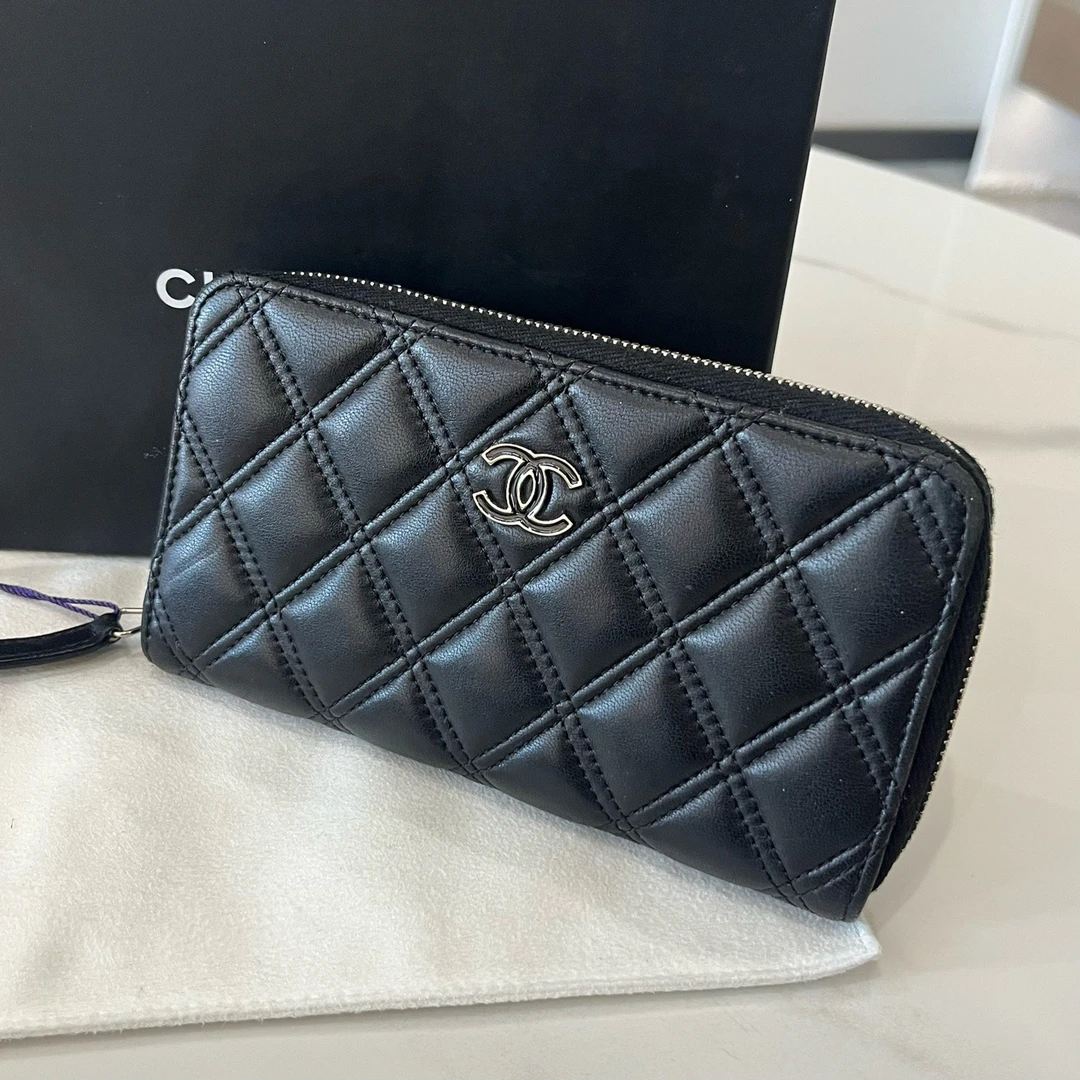 未使用 Chanel/香奈儿 CHANEL香奈儿 羊皮钱包