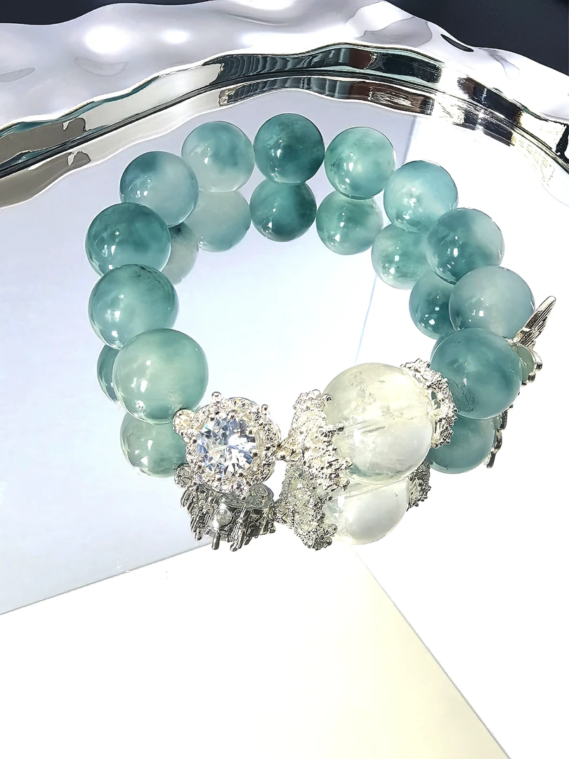 合金仿水晶手链 女串珠时尚单圈手工复古/单圈10-12mm