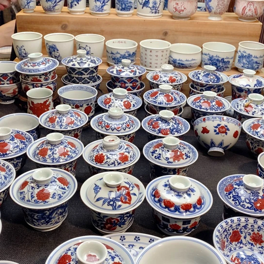 茶***～缠枝莲内绘双狮壶承壶承壶承壶承