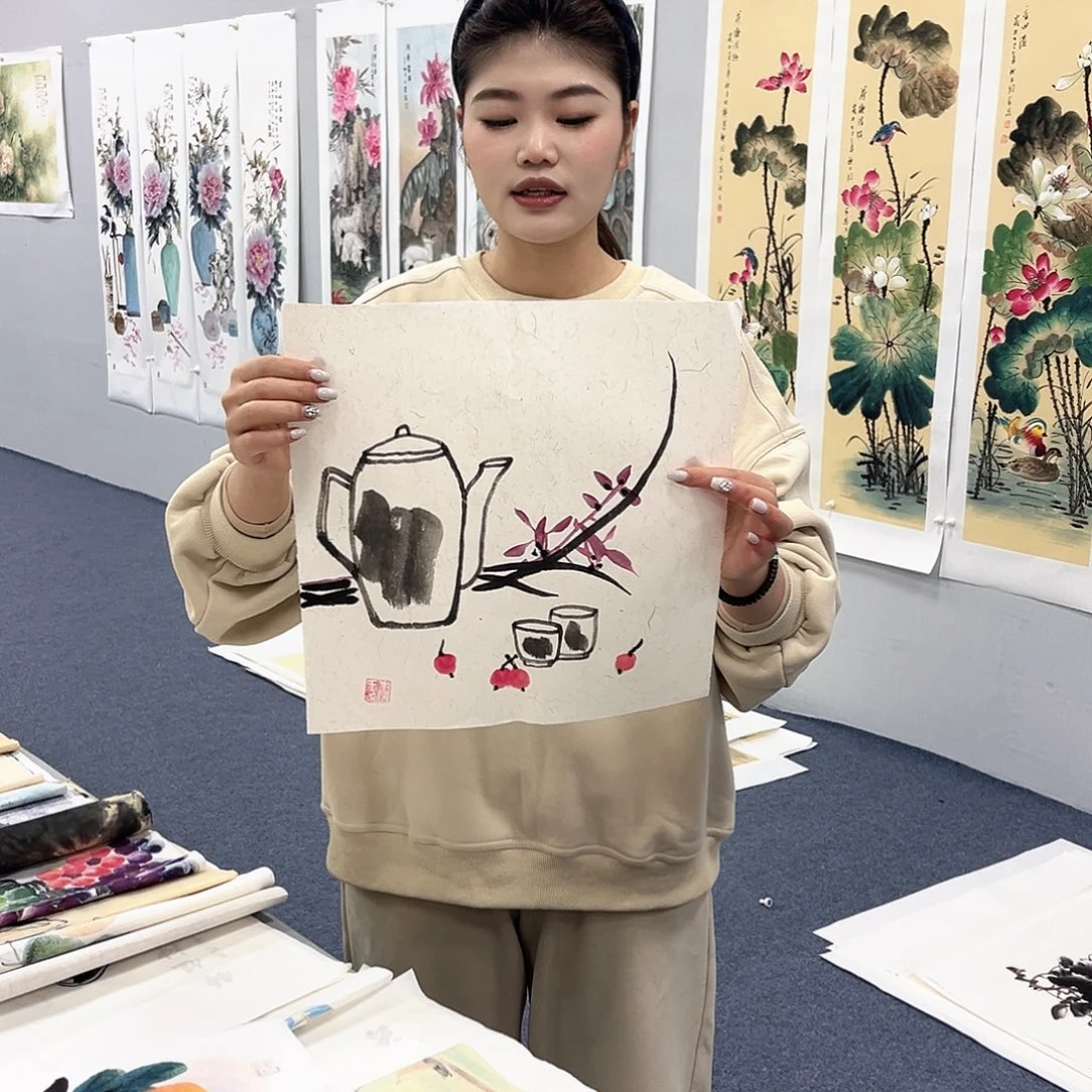 国画国画作品宣纸纯手绘