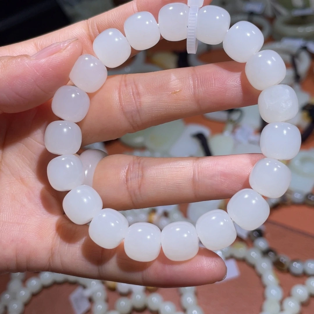 和田玉（白玉）未镶嵌手链