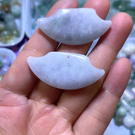 翡翠未镶嵌吊坠(不含链)吊坠有纹