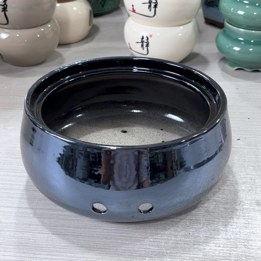 口 17*8.5陶瓷花盆绿植多肉花盆