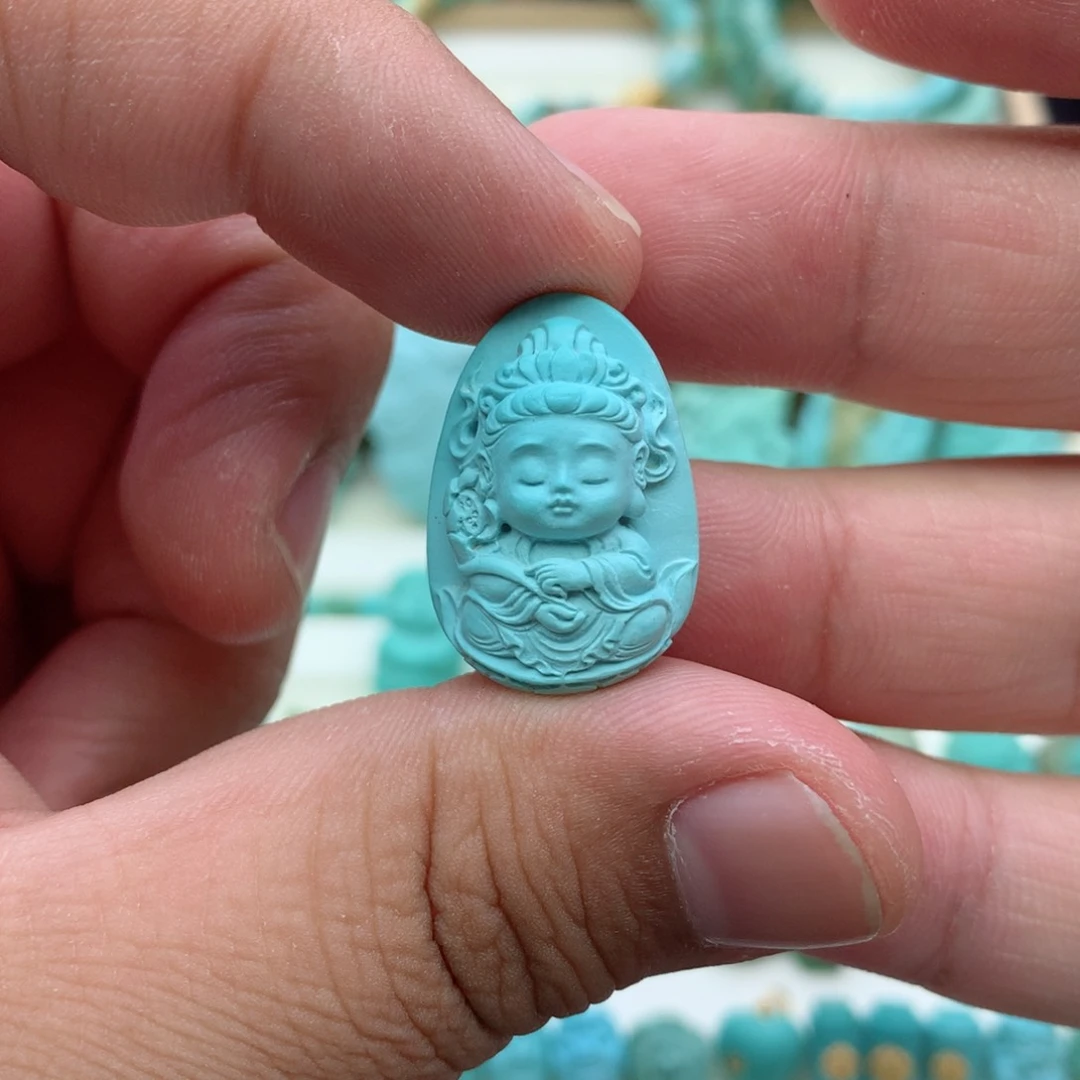 未镶嵌绿松石珠宝奇石