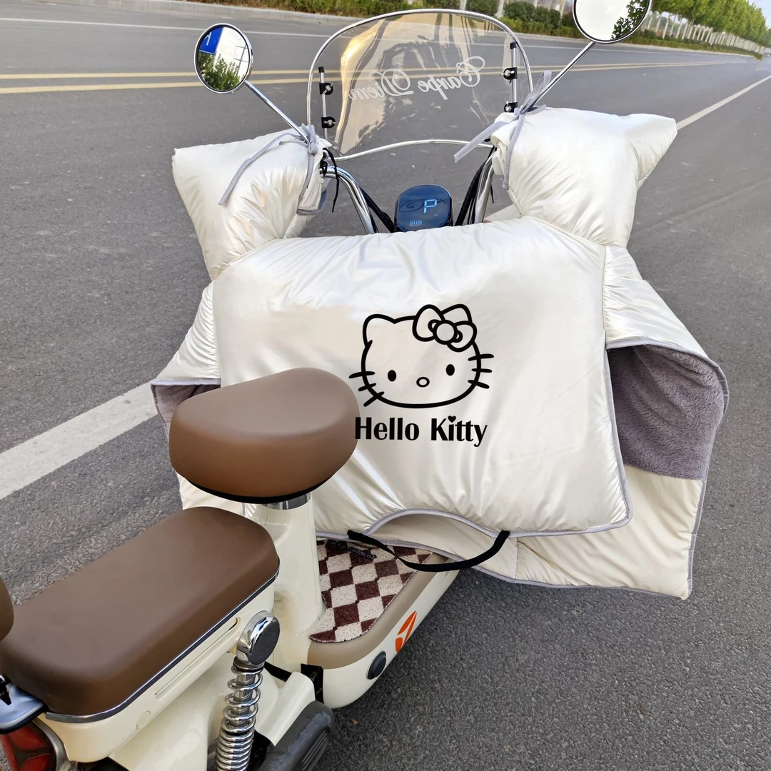 电动车挡风被冬季加厚加绒冬款加厚电瓶车挡风被防风保暖女士3564