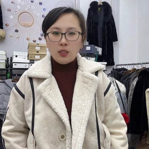 女士加绒机车服外套