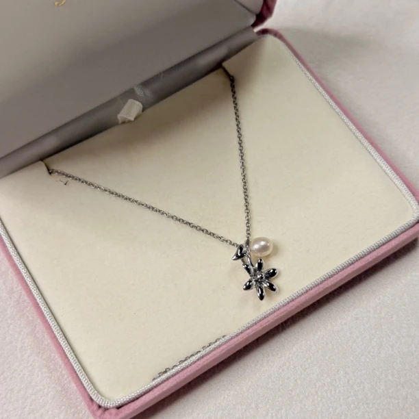 【六六中古】孤品简约淡水珍珠项链ew2371链长38-42