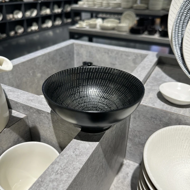 陆升Luzerne餐具 Urban系列乌木新骨瓷 平盘 圆盘