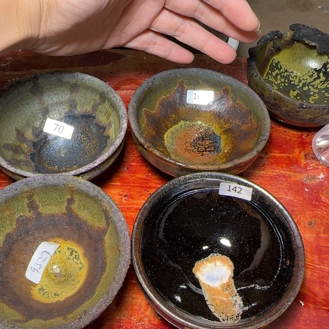用***7柴烧建盏茶盏茶杯70 167 168 142