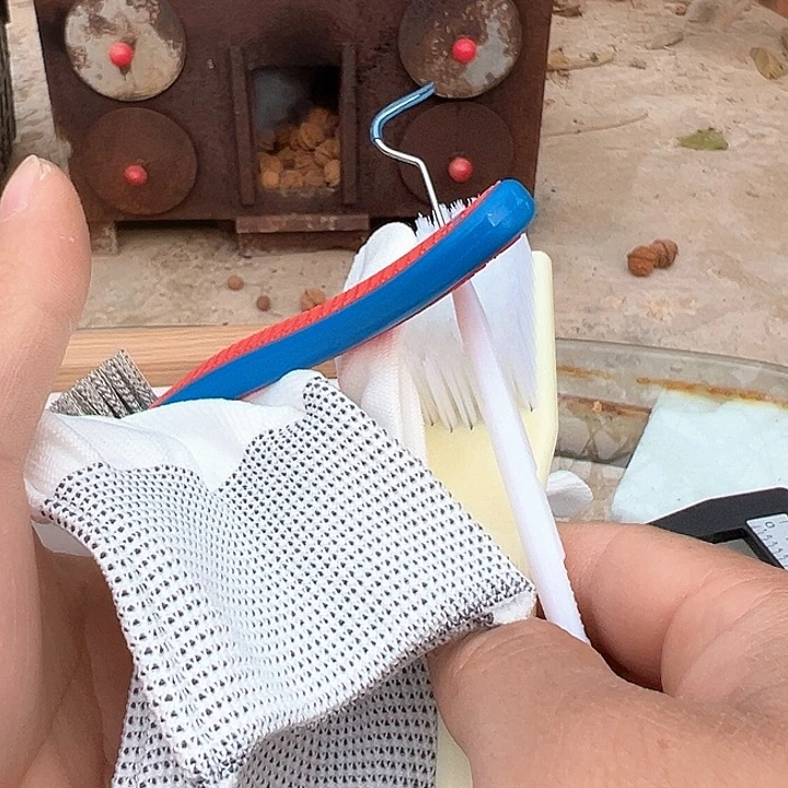 吊坠文玩核桃刷子四件套