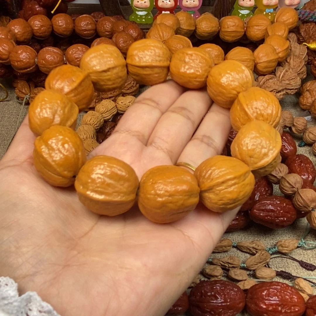 用***7文玩核桃吊坠木鱼手串文玩核桃