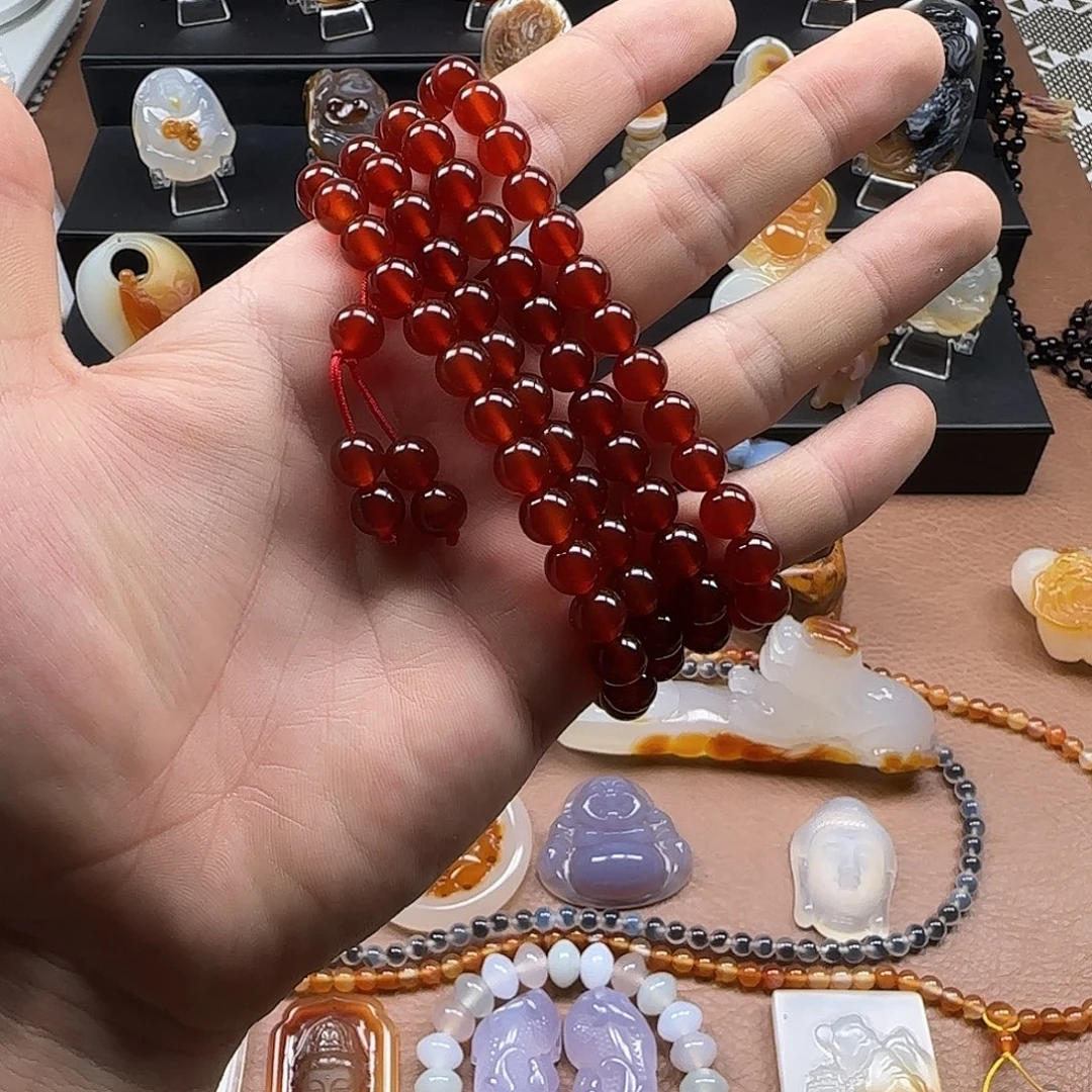 玛瑙/玉髓未镶嵌吊坠(不含链)