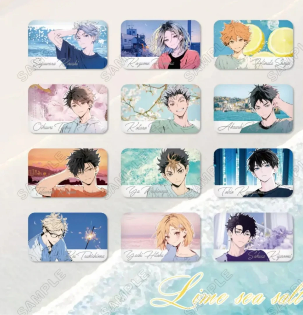 青柠海盐吧唧排球少年横版吧唧二创同人谷子徽章