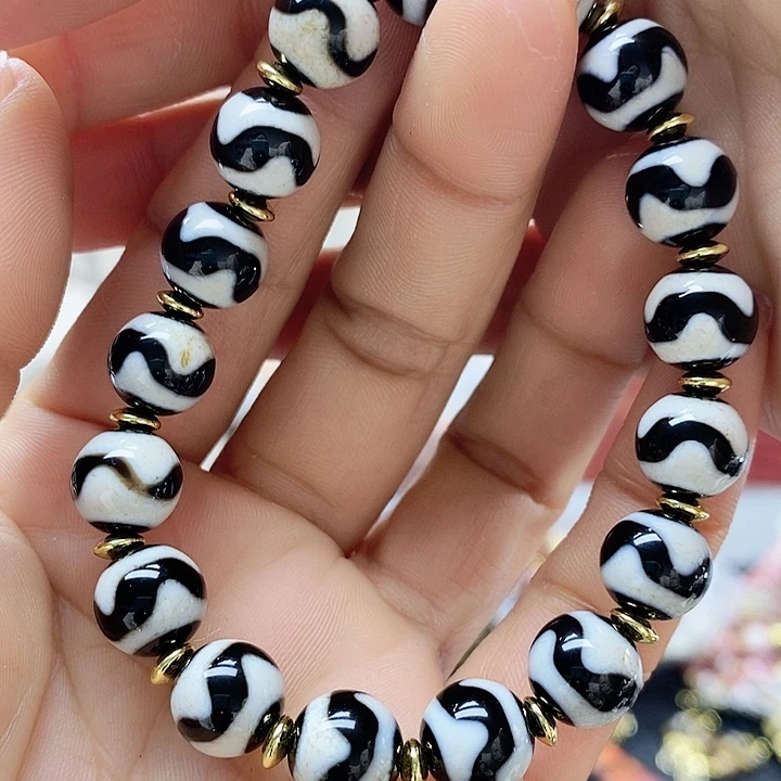 玛瑙/玉髓合金颈饰
