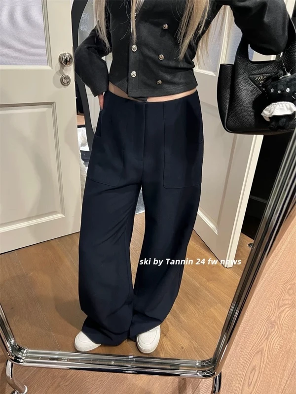 【清透神裤】高腰垂感高级感长裤西装百搭显瘦夏