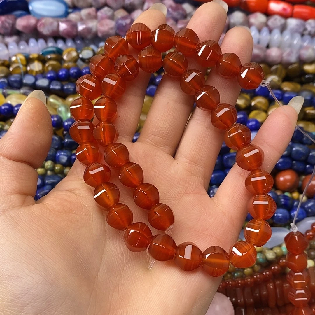 玛瑙/玉髓未镶嵌珠宝半成品卡九玛瑙一条