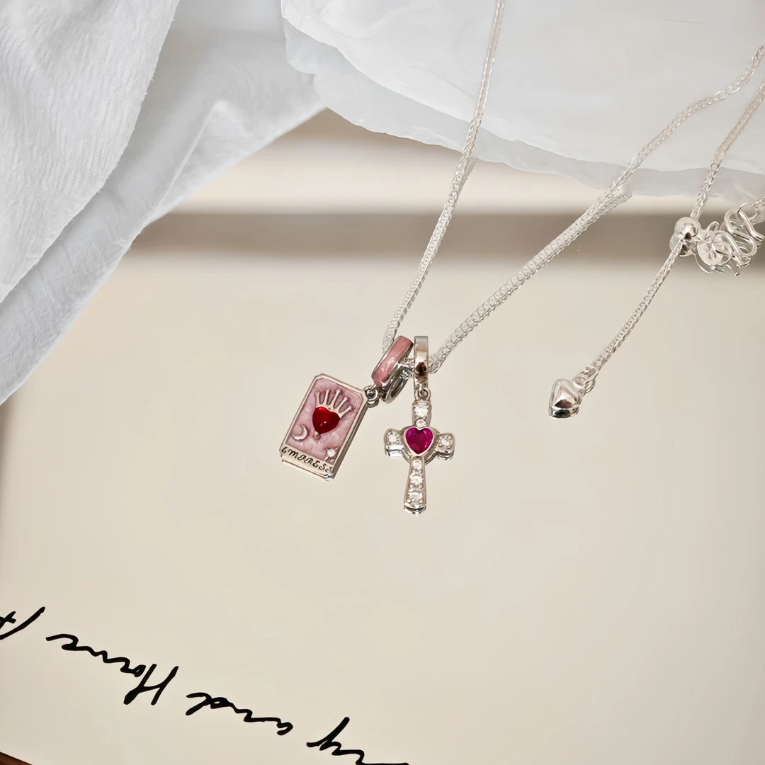 吊坠925银 【守护事业资源】精致小众个性塔罗项链轻奢套装节日礼物