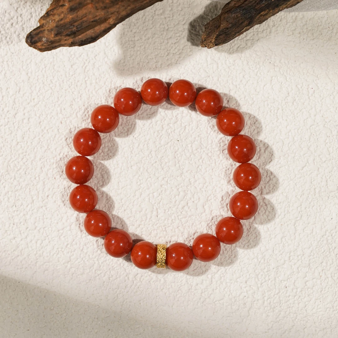 【富贵云】南红手串（天然珠宝多样性发其一）