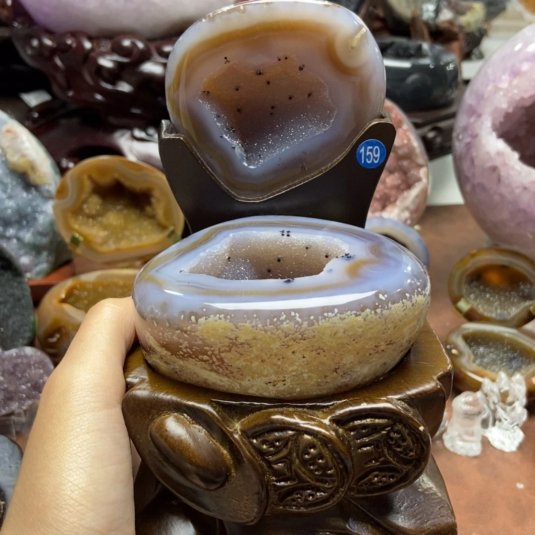 紫晶摆件未镶嵌水晶