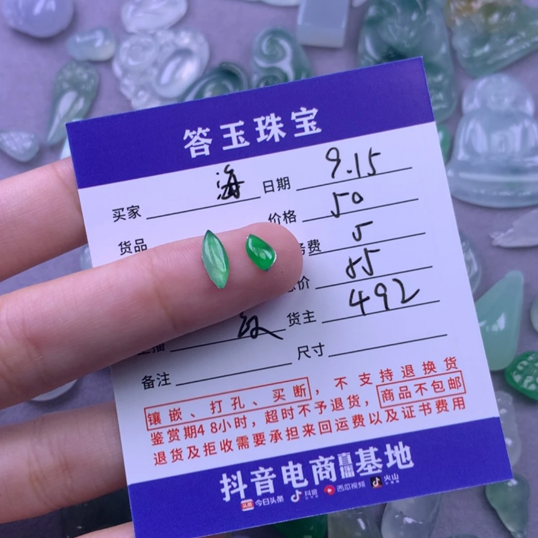 颈饰未镶嵌翡翠海*