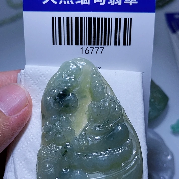 颈饰未镶嵌翡翠是