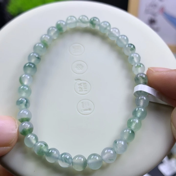 未镶嵌手串翡翠卡5