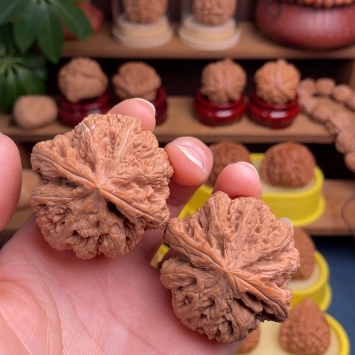 文玩核桃把件無*粗筋48