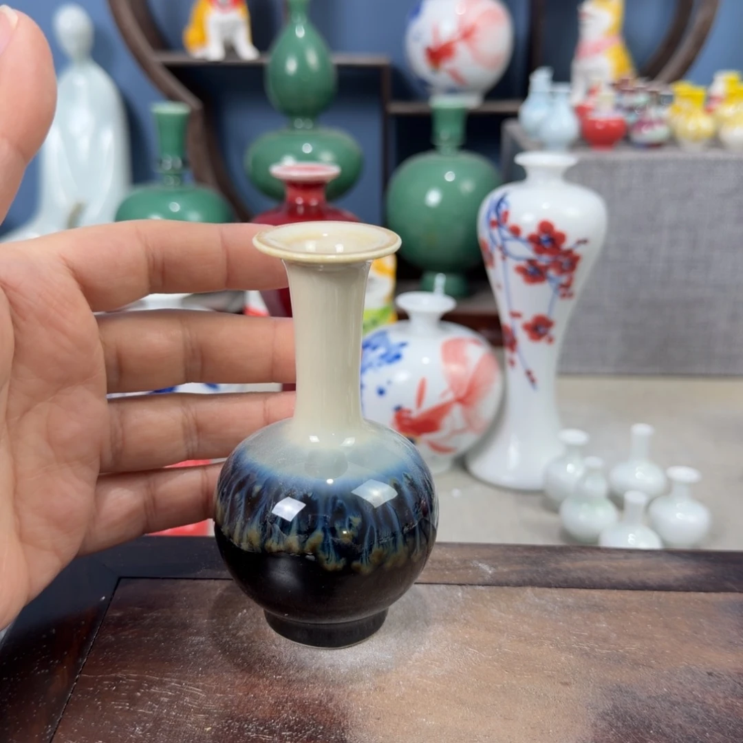 陶瓷手工小花器摆件
