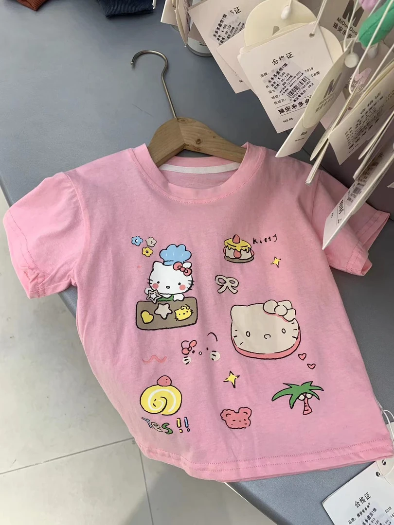 012米多多小猫圆领短袖