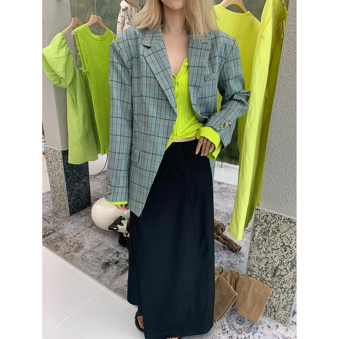 THREE GOOOD/三吉后背镂空结构主义西装外套 SW220190