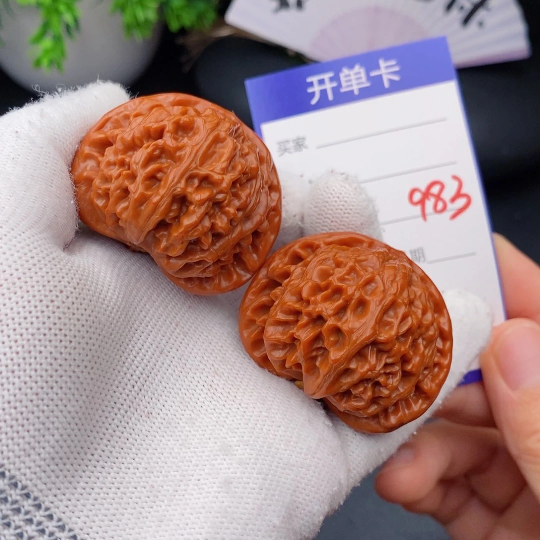 文玩核桃把件43宫灯983