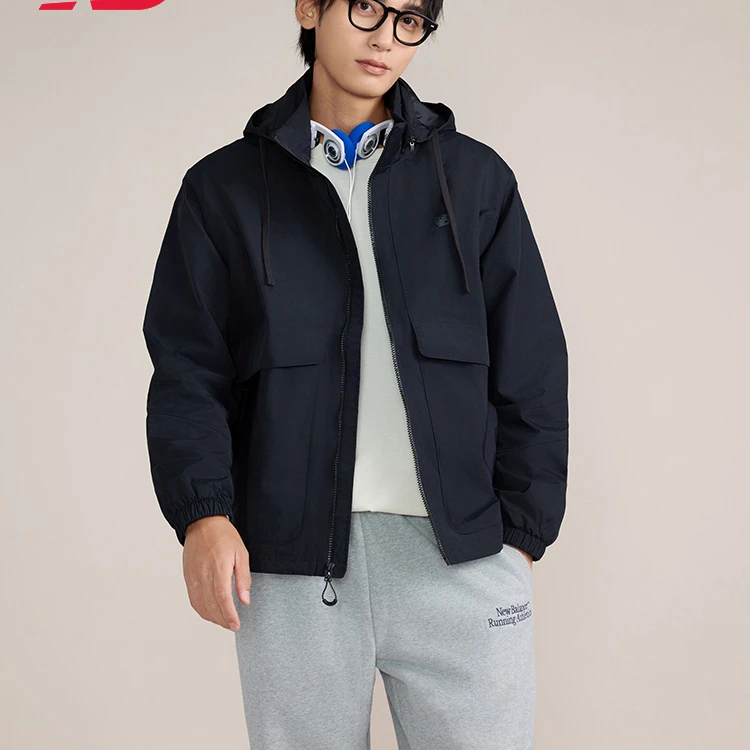 NEW BALANCE  男女情侣春季梭织立领运动外套AMJ43314