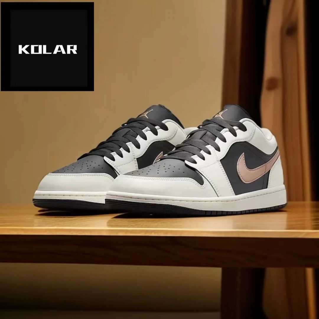AirJordan1Low 黑金白金白黑金红时尚男女低帮正品鞋官方正品