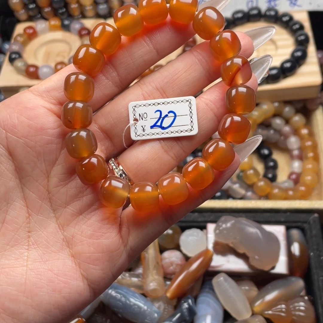 玛瑙/玉髓未镶嵌手链